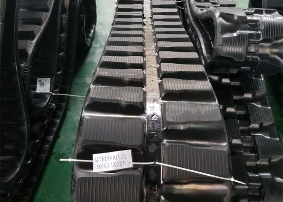 এক্সক্যাভেটর রাবার ট্র্যাকস 450 X 71 X 86 KUBOTA / HANIX / HYUNDAI এর জন্য লিঙ্ক