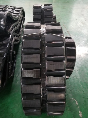 450x71x86 308BSR এক্সক্যাভেটর রাবার ট্র্যাক মোট দৈর্ঘ্য 71x86 6106mm