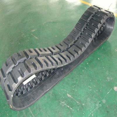 B450x86x55C সি-লগ প্যাটার্ন স্কিড স্টিয়ার লোডার রাবার ট্র্যাক রাবার ক্রলার