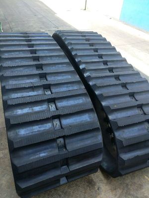 600*125*62 OEM Cralwer ডাম্পার RT800 ডাম্পার রাবার ট্র্যাক
