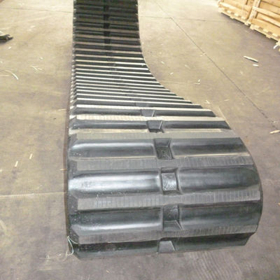 600*125*62 OEM Cralwer ডাম্পার RT800 ডাম্পার রাবার ট্র্যাক