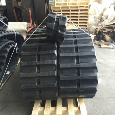 600*125*62 OEM Cralwer ডাম্পার RT800 ডাম্পার রাবার ট্র্যাক
