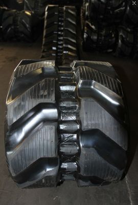 নির্মাণ যন্ত্রপাতি জন্য 400x72.5x76W Excavator রাবার ট্র্যাক
