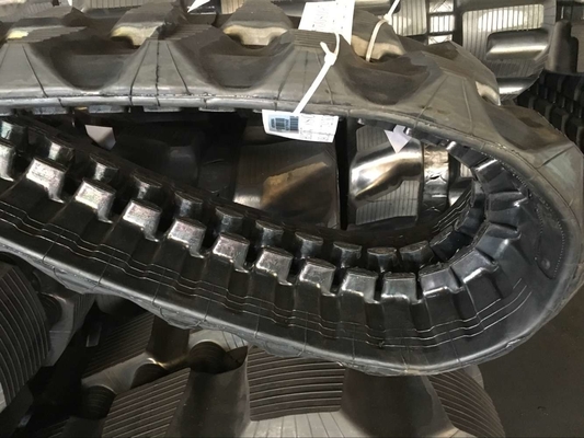 Komatsu PC20UU-এর জন্য জয়েন্ট ফ্রি 250mm প্রস্থ এক্সকাভেটর রাবার ট্র্যাক