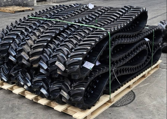 রাবার ট্র্যাক H280X72X47, ৪০মিমি উঁচু প্যাটার্ন সহ, বাগান করার যন্ত্রপাতি বা লন মাওয়ারের জন্য